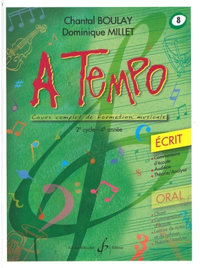 A tempo : écrit. Volume 8